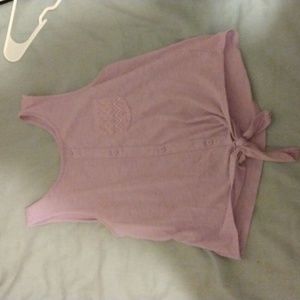 Girls light purple tank top